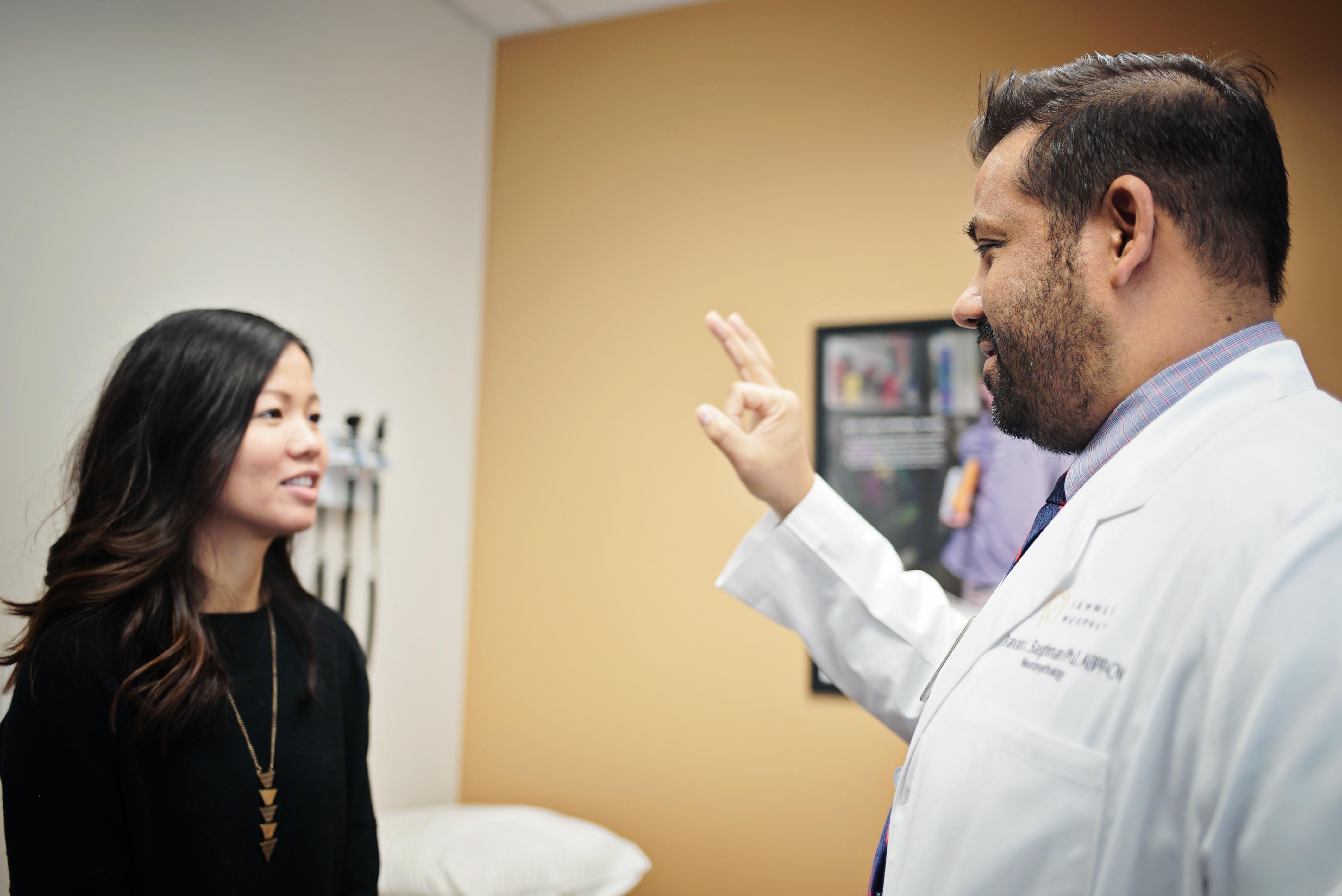 Doctor Baughman at Semmes Murphey Cognitive Testing