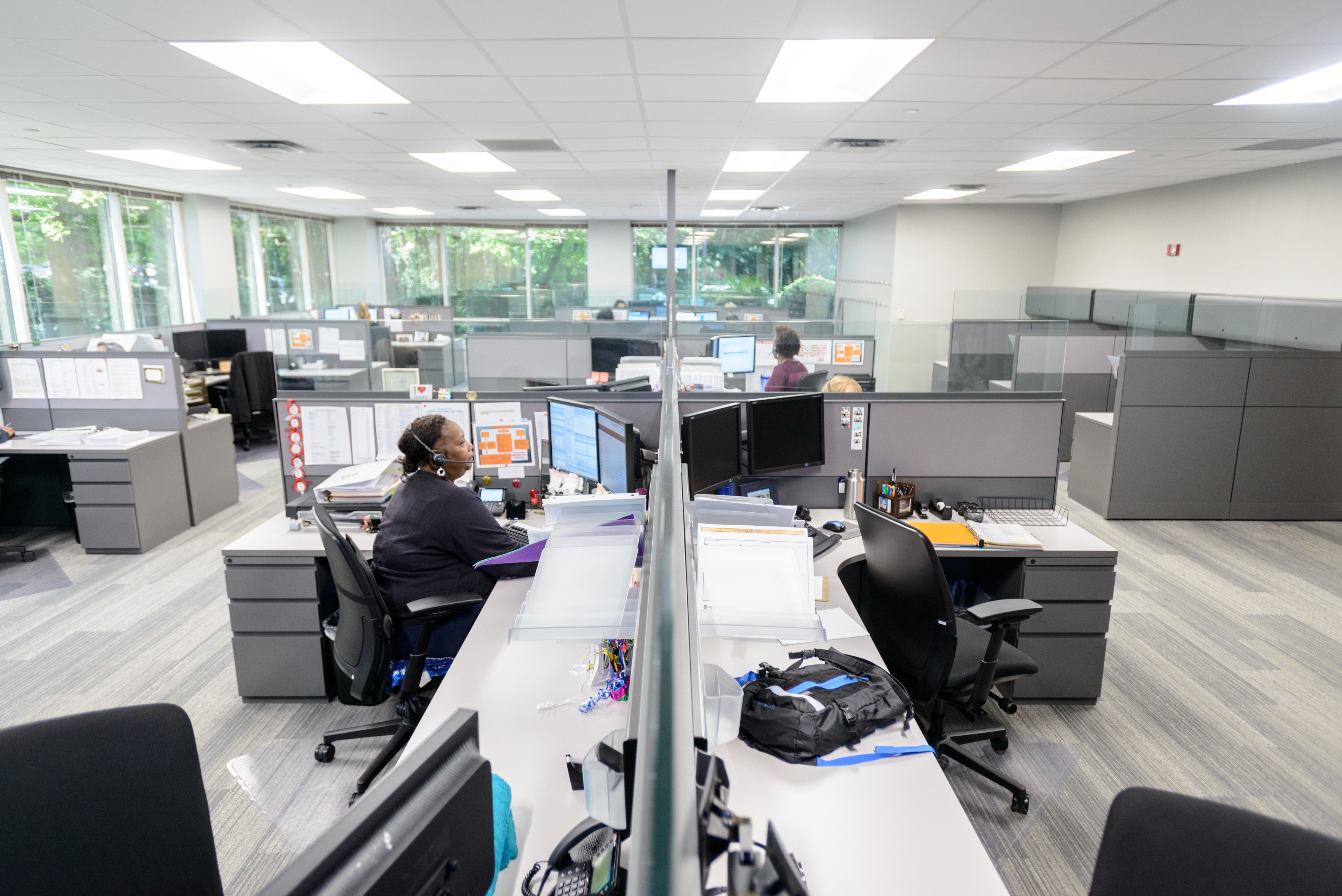 Office space at Semems Murphey, multiple desks