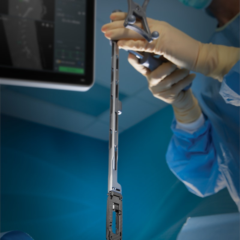 Surgeon Navigating Implant for Robotic Surgery