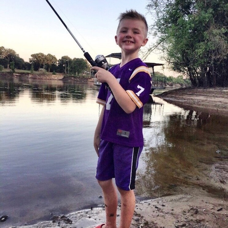 Semmes Murphey patient Landon Fishing